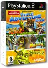 PS2   Triple Adventure Pack: Over the Hedge + Shrek 2 + Madagascar. Platinum