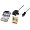 "Зарядное устройство Fast Charger ""Delta LCD 2/4"" Set 4x AA 2700, silver, blister HAMA"