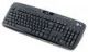 Клавиатура Genius KB220e PS/2 Multimedia, PS/2, 12 горячих клавишей, влагоустойчивая, black